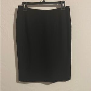 Reneshanta Elegant Black Women's 100% Wool Lined Skirt Size 10P